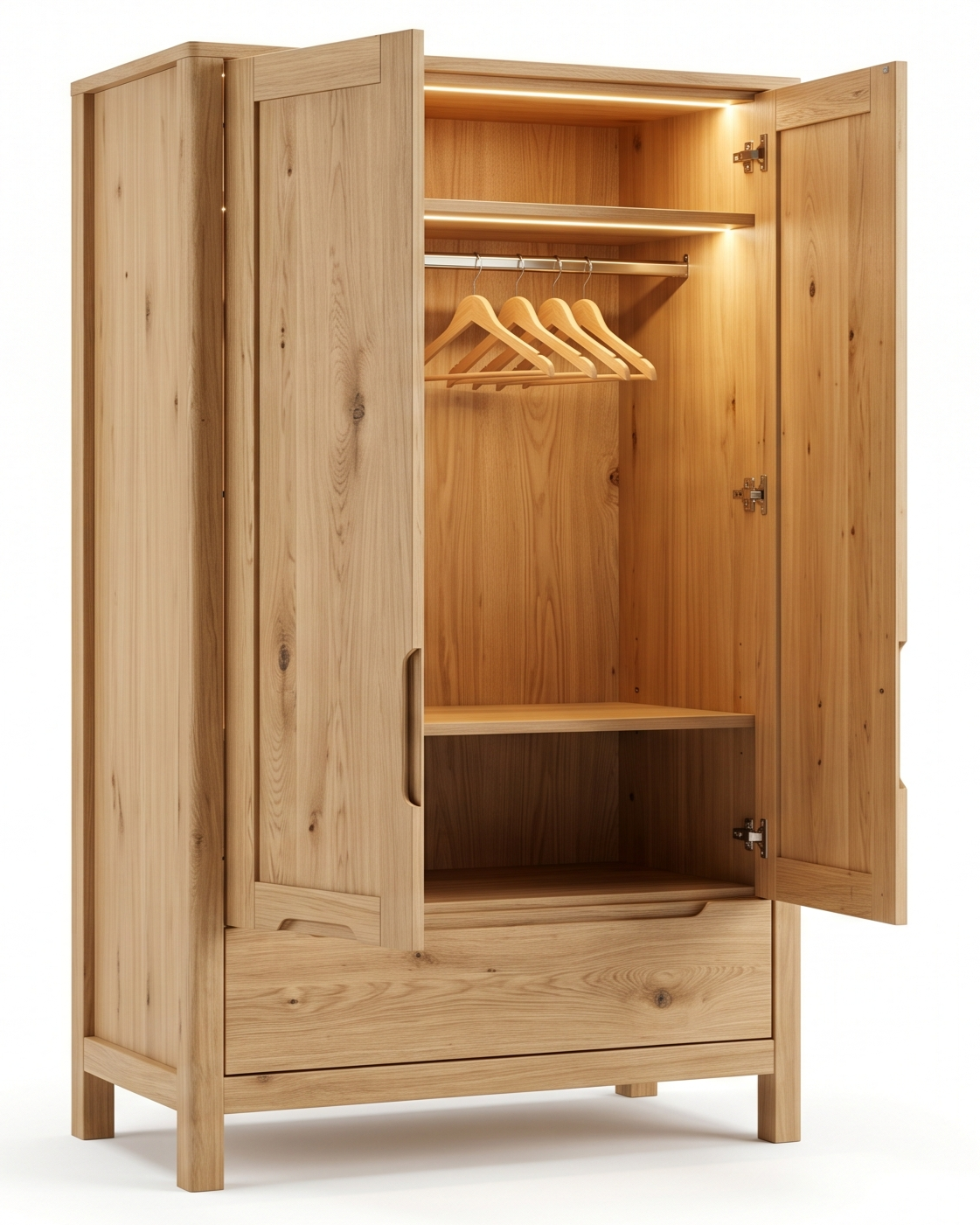 Soren Light Oak Wardrobe
