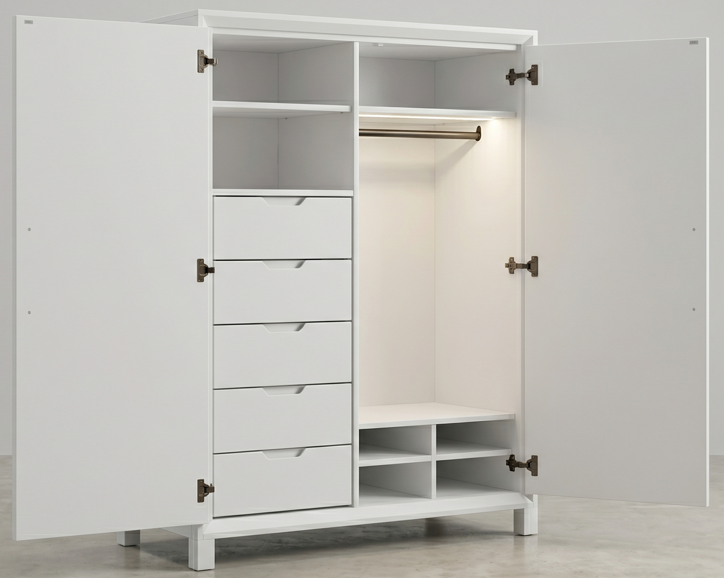 Alabaster Modulus Wardrobe