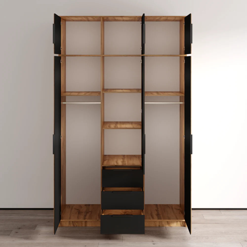 Bali Lux 3D Wardrobe with Extension