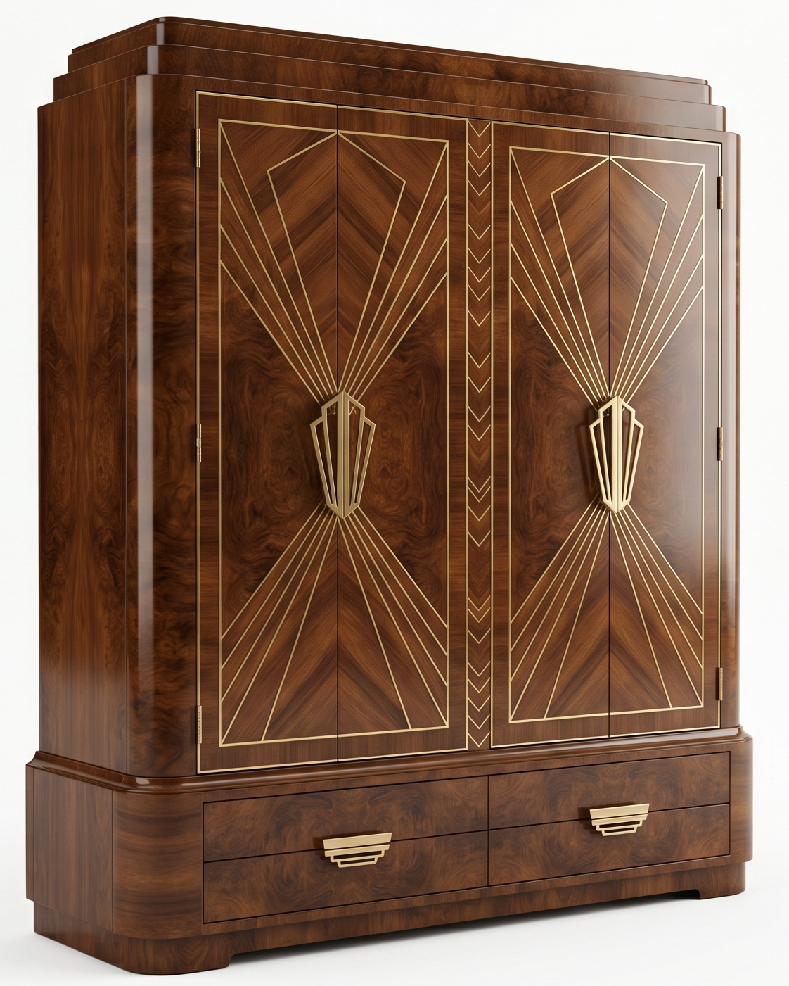 Valerius Art Deco Armoire