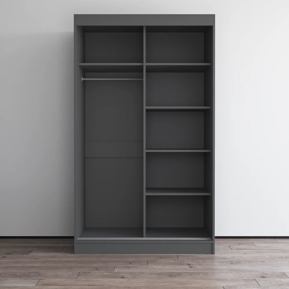 Aria 2D Wardrobe with Mirror 47"