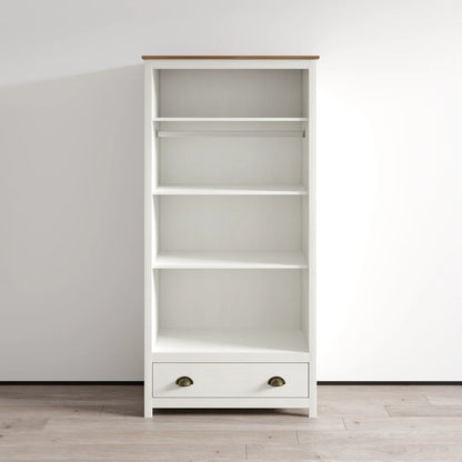 Topazio 2D1S Solid Wood Wardrobe