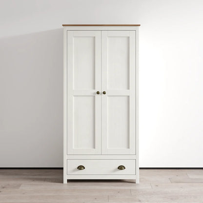 Topazio 2D1S Solid Wood Wardrobe
