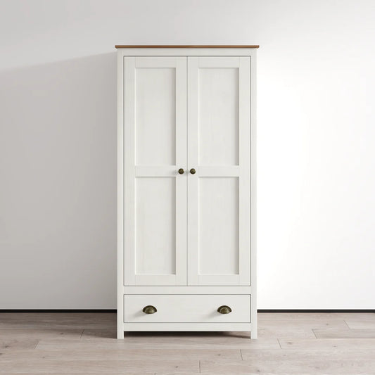 Topazio 2D1S Solid Wood Wardrobe