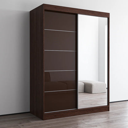 Aria 2D Wardrobe with Mirror 59"