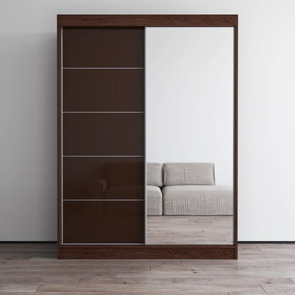 Aria 2D Wardrobe with Mirror 59"