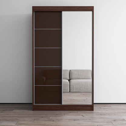 Aria 2D Wardrobe with Mirror 47"