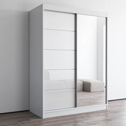 Aria 2D Wardrobe with Mirror 59"