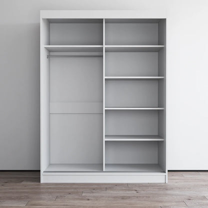 Aria 2D Wardrobe with Mirror 59"