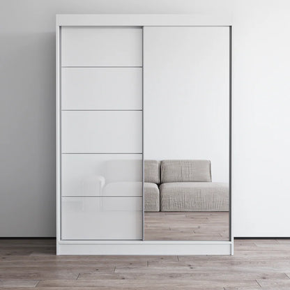 Aria 2D Wardrobe with Mirror 59"