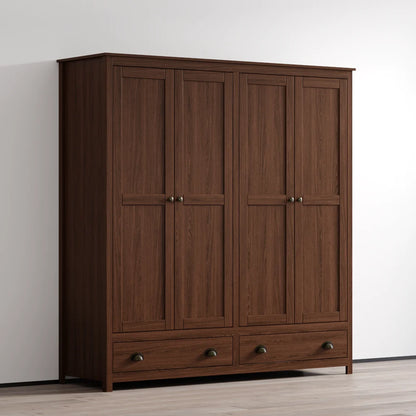 Topazio 4D2S Solid Wood Wardrobe
