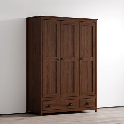 Topazio 3D2S Solid Wood Wardrobe