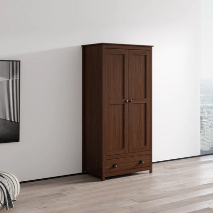Topazio 2D1S Solid Wood Wardrobe
