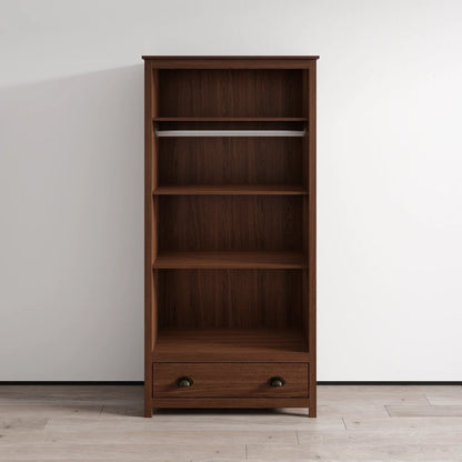 Topazio 2D1S Solid Wood Wardrobe