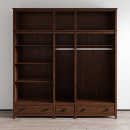 Topazio 10D3S Solid Wood Wardrobe