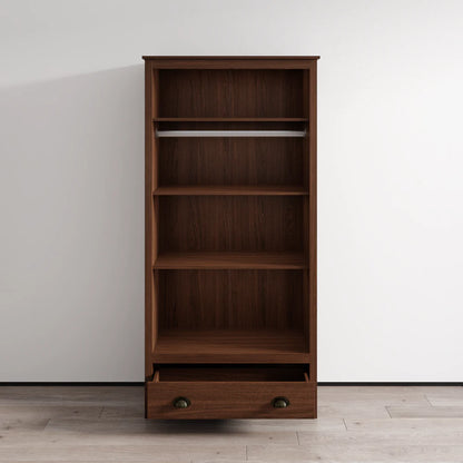 Topazio 2D1S Solid Wood Wardrobe