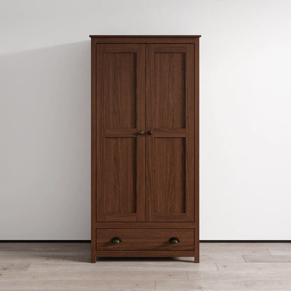 Topazio 2D1S Solid Wood Wardrobe
