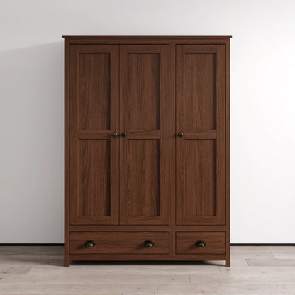 Topazio 3D2S Solid Wood Wardrobe