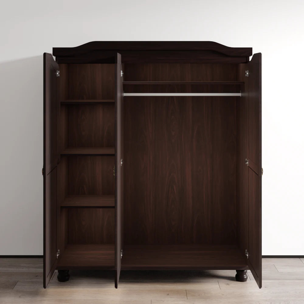 Bastian Solid Wood Wardrobe