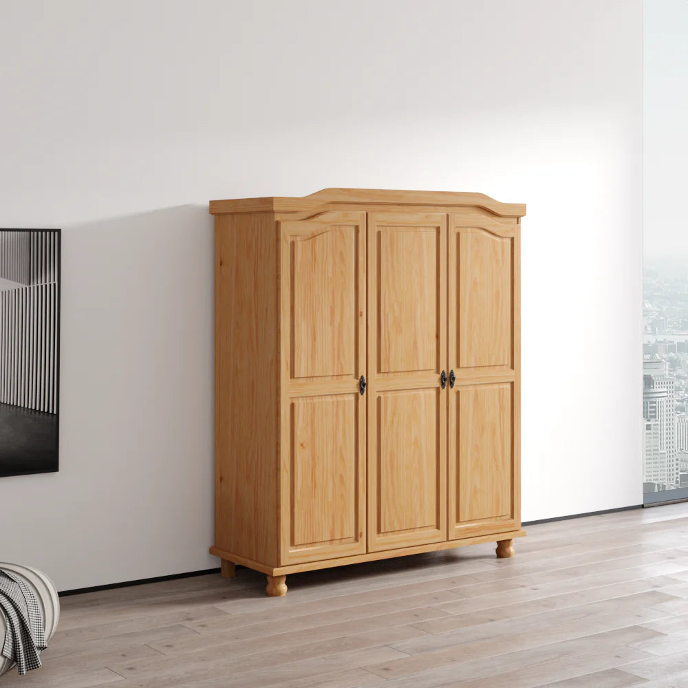 Bastian Solid Wood Wardrobe