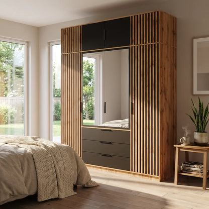 Bali Lux 4D Wardrobe with Extension