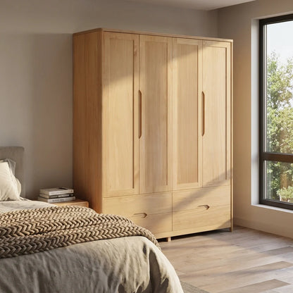 Nest 4D Solid Wood Wardrobe