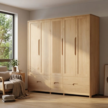 Nest 5D Solid Wood Wardrobe