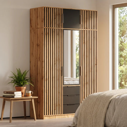Bali Lux 3D Wardrobe with Extension