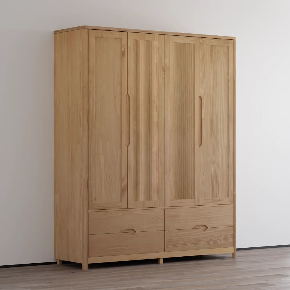 Nest 4D Solid Wood Wardrobe