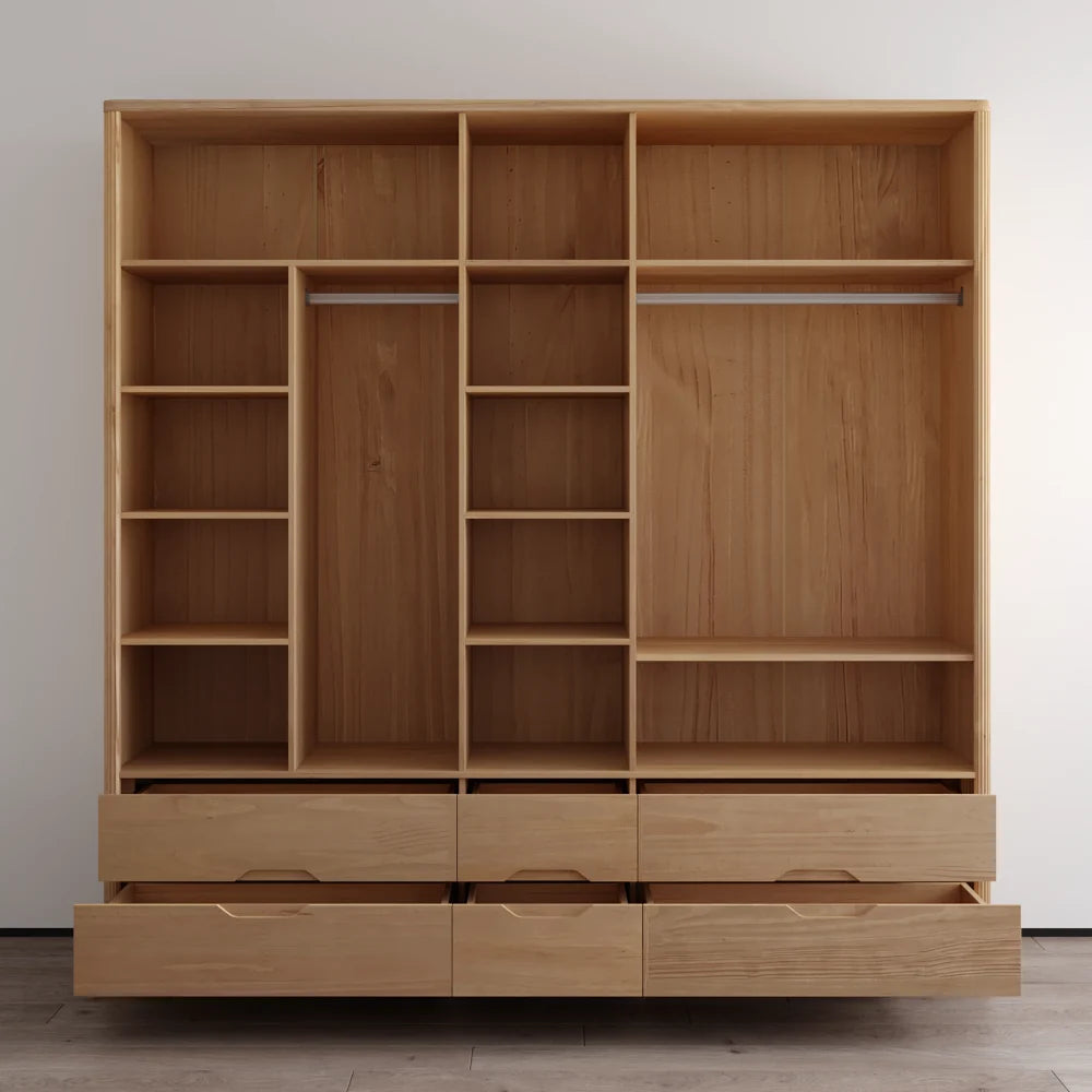 Nest 5D Solid Wood Wardrobe
