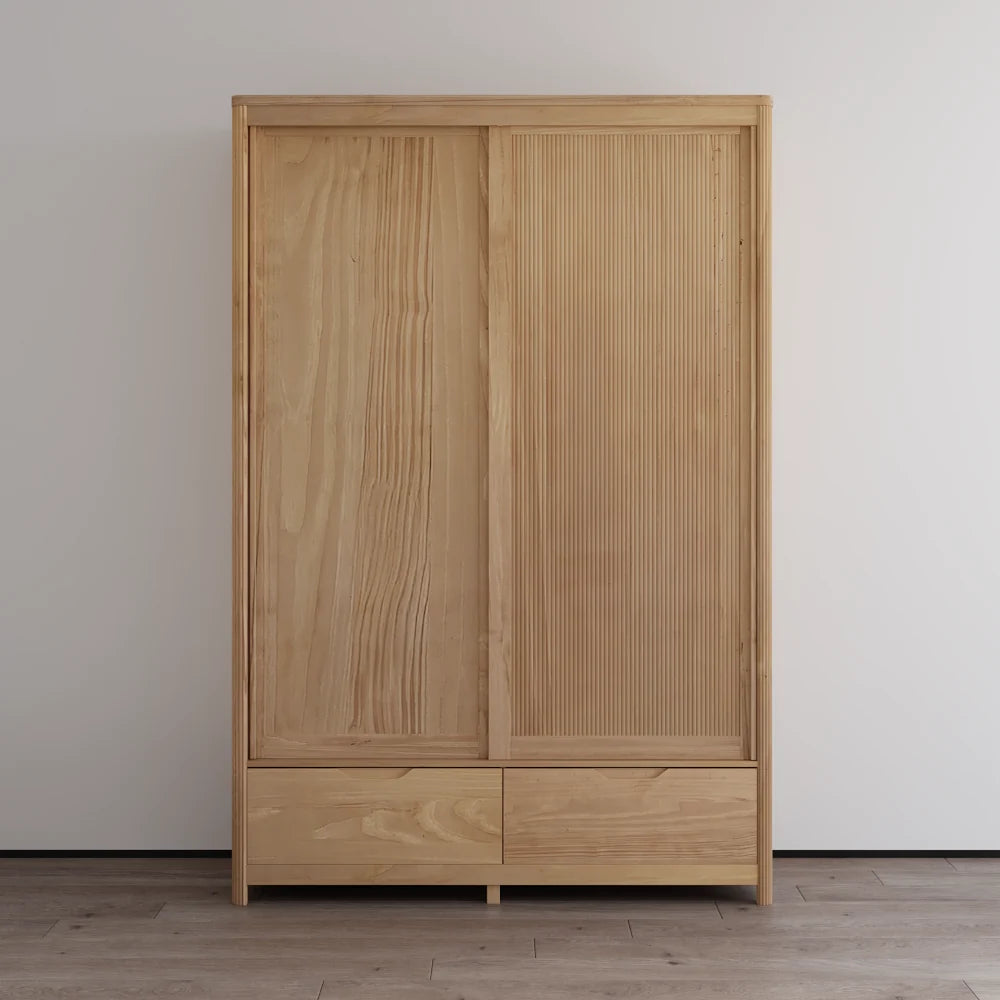 Nest 2D Solid Wood Wardrobe