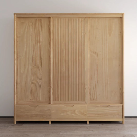Nest 3D Solid Wood Wardrobe