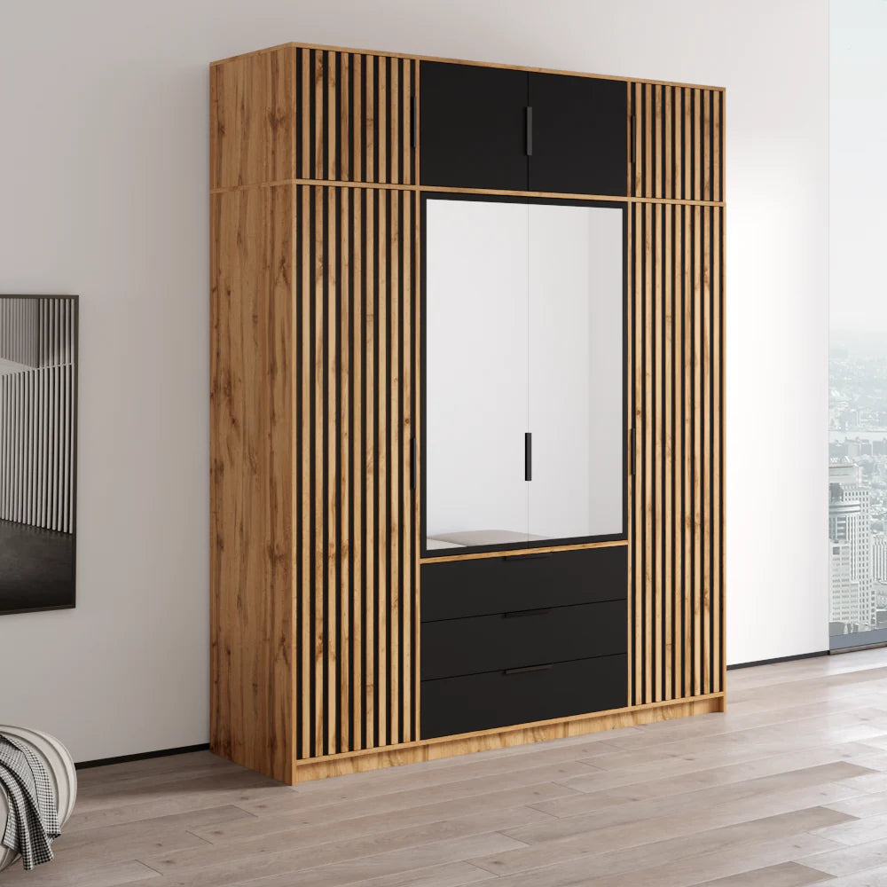 Bali Lux 4D Wardrobe with Extension